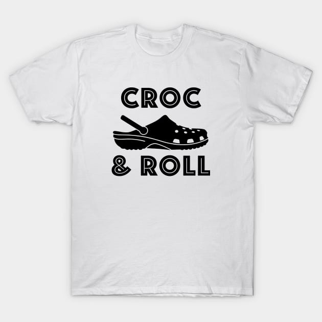 Croc And Roll T-Shirt by fandemonium